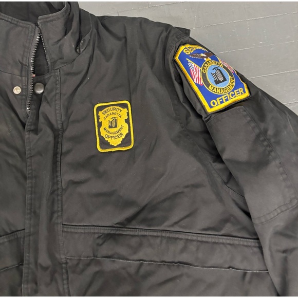 Vintage Red kap security officer workwear heavy utility winter outdoors jacket - Picture 4 of 8